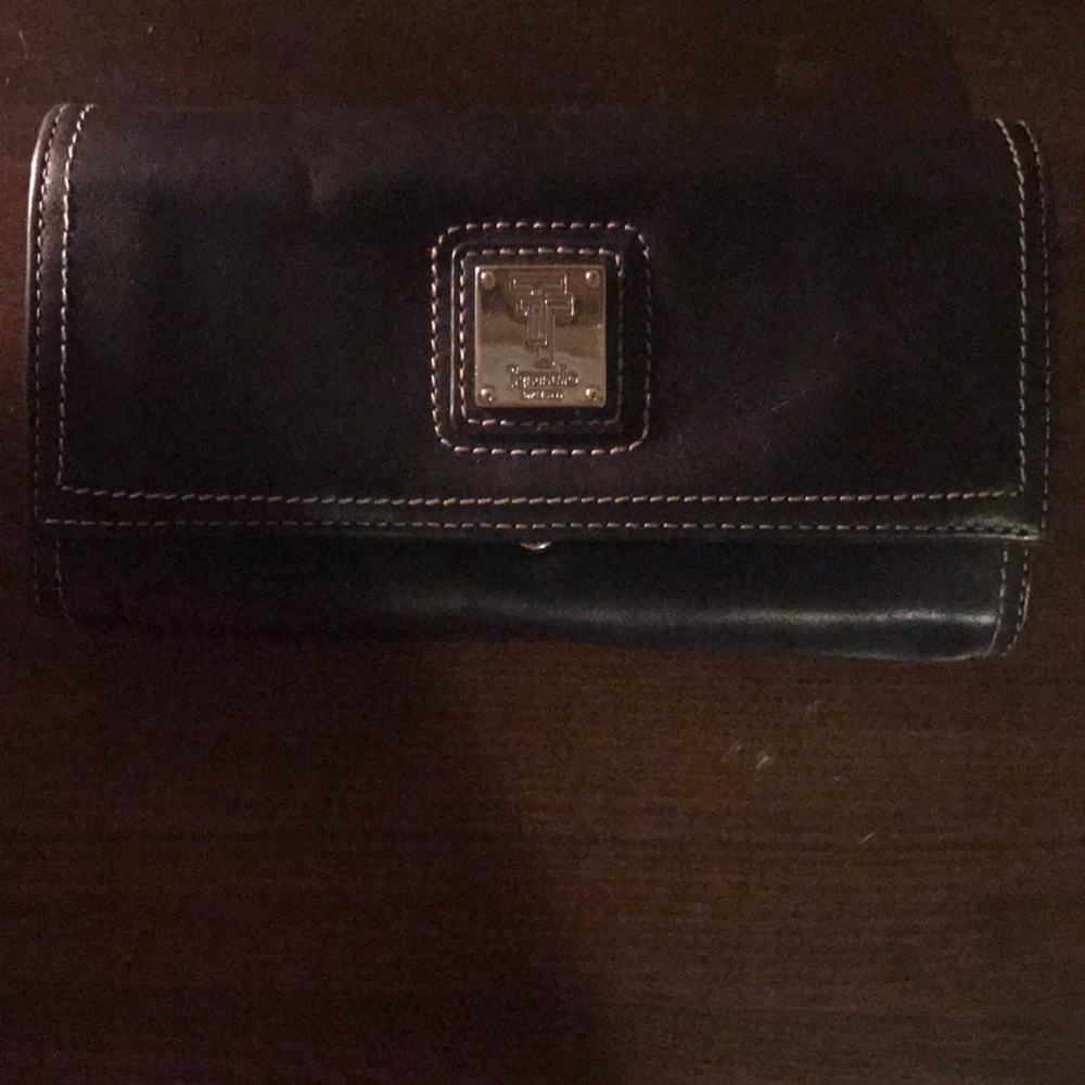 Tiganello black real leather wallet